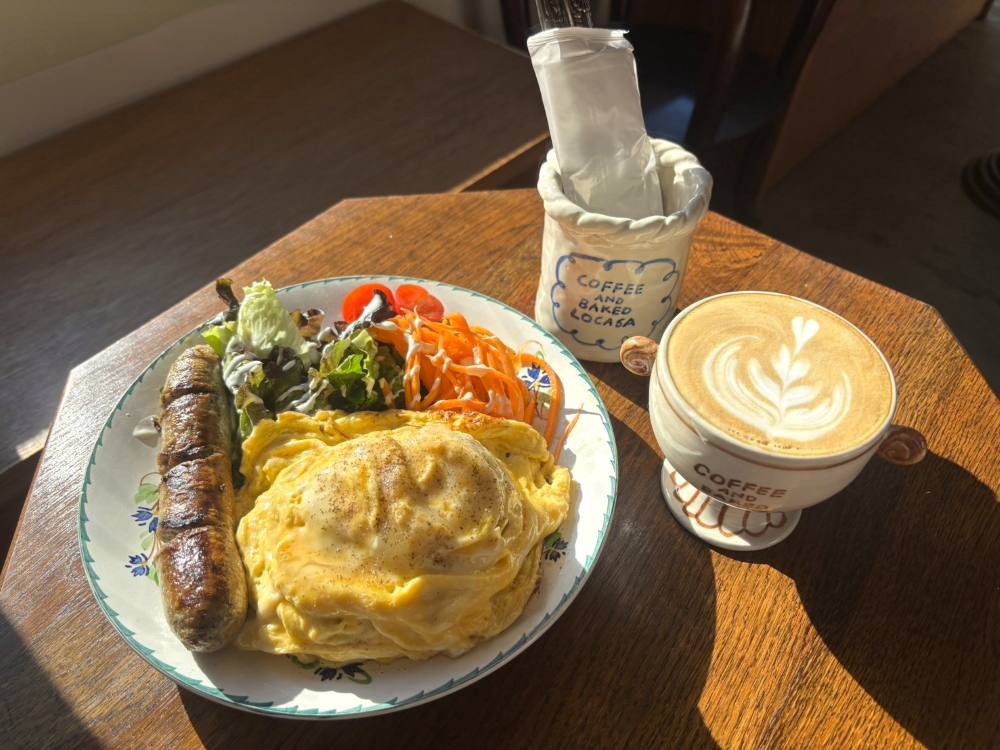 COFFEE & BAKED LOCASA morning plate