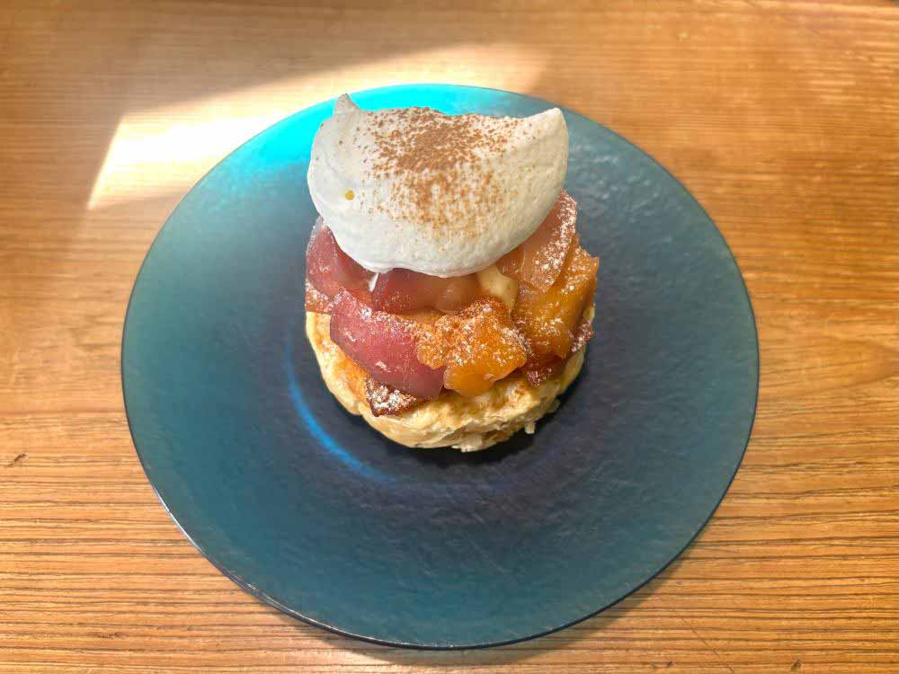 COFFEE&CAKES-MountainHut-アップルパイ接写