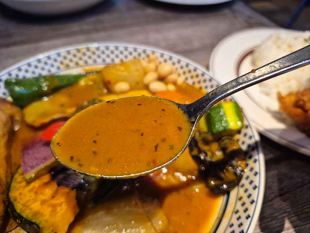 SAMURAIのレギュラーのスープ