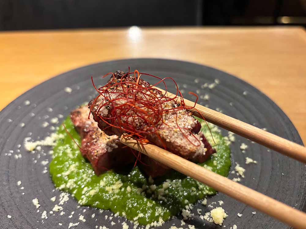 SANCYA-GOOD-HORUMONZのレバニラ接写