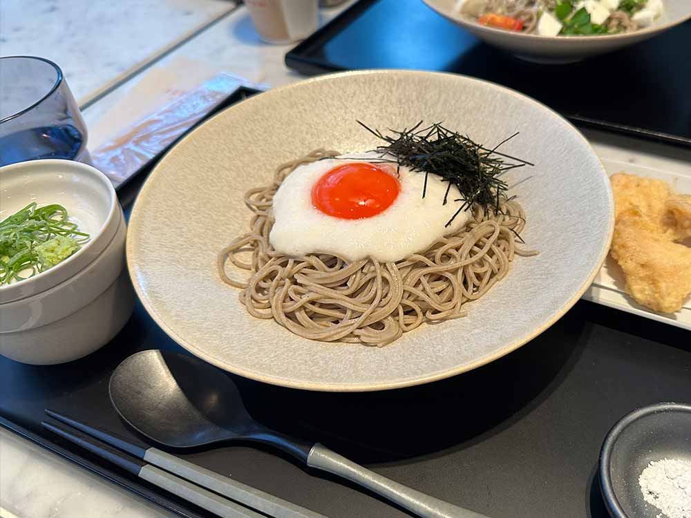 SOBA-FUTATSUの月見そば
