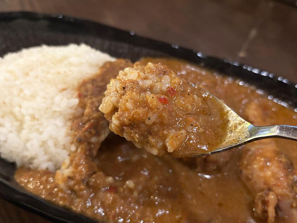 ZAZAのカレー接写