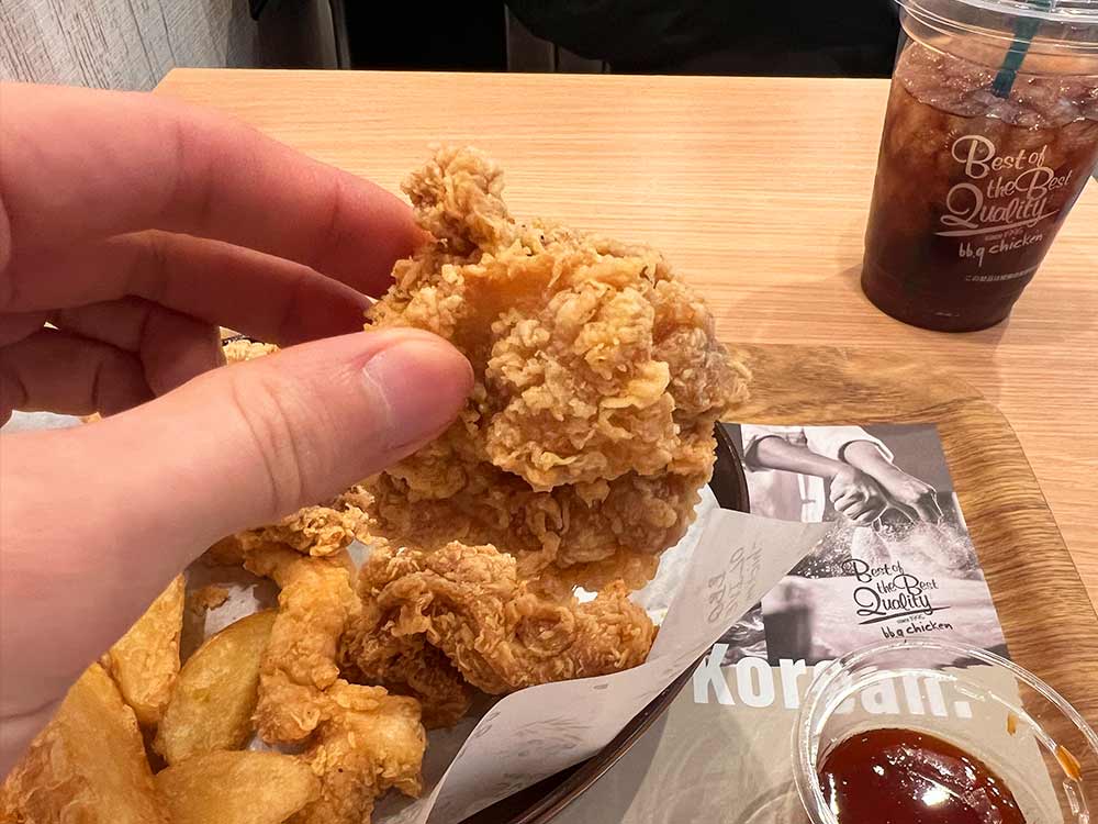 bb.q-オリーブチキン-カフェのチキン