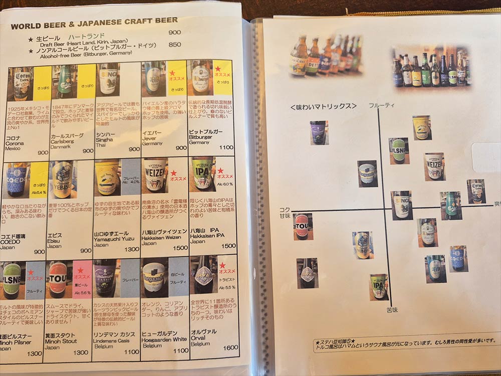 Cafe Stay Happyのメニュー