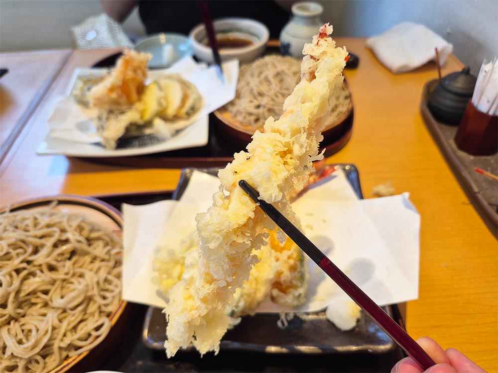 そば一仁の天ぷら