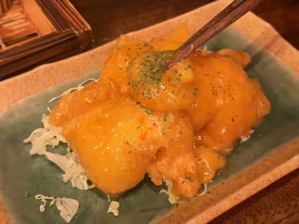 みつばちのエビチリ