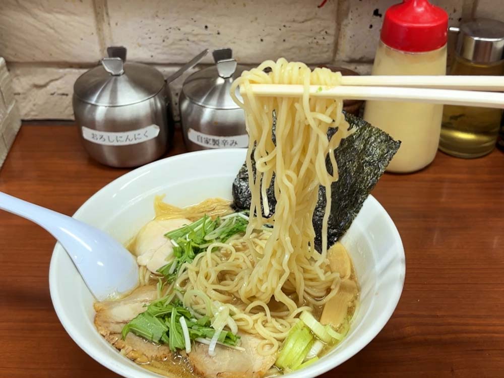 らーめん大鳳のラーメン接写