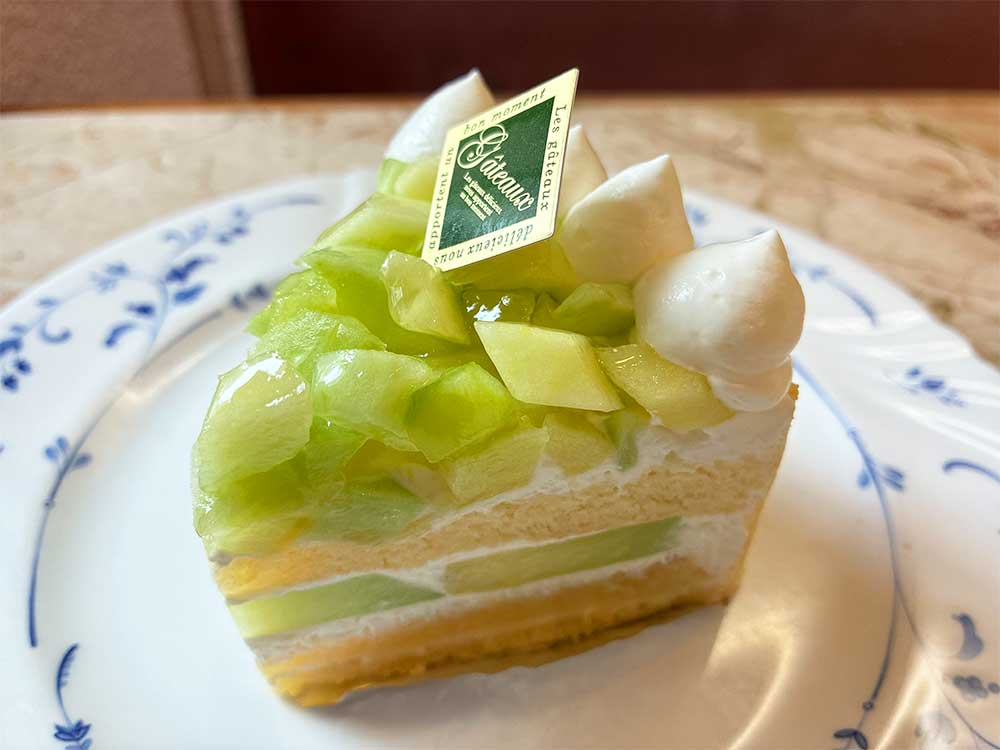 アリマ洋菓子店のメロンショート