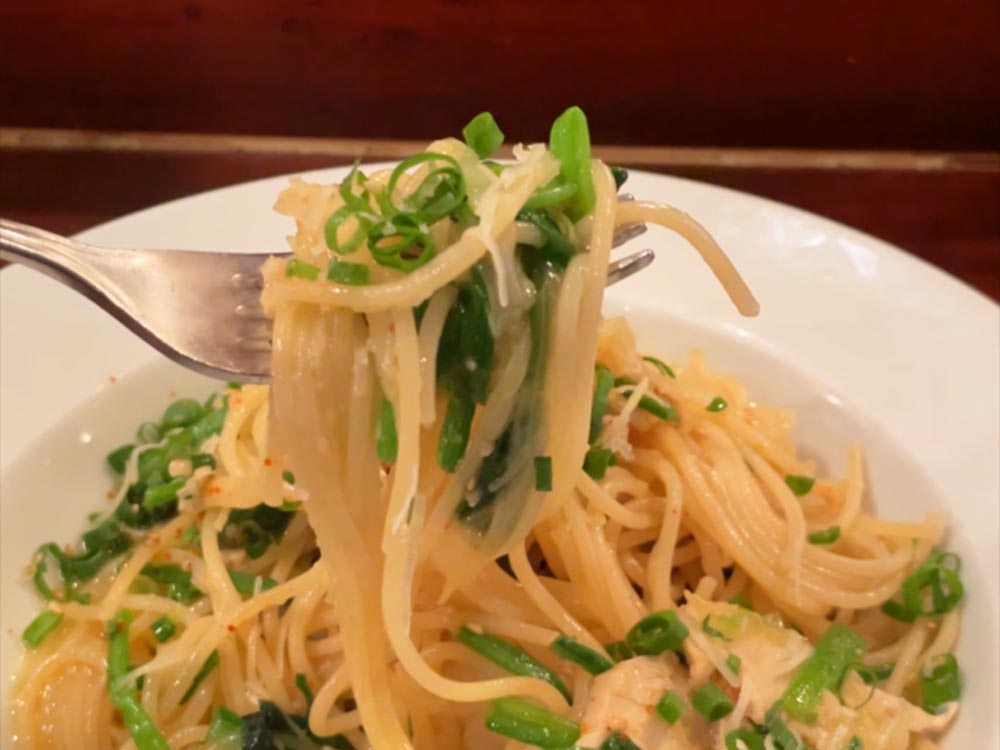 カフェ-ラ・ボエム-桜新町店のパスタ接写