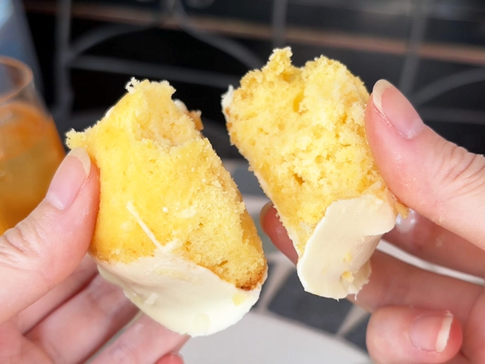 コンディトライ・ニシキヤのレモンケーキ接写