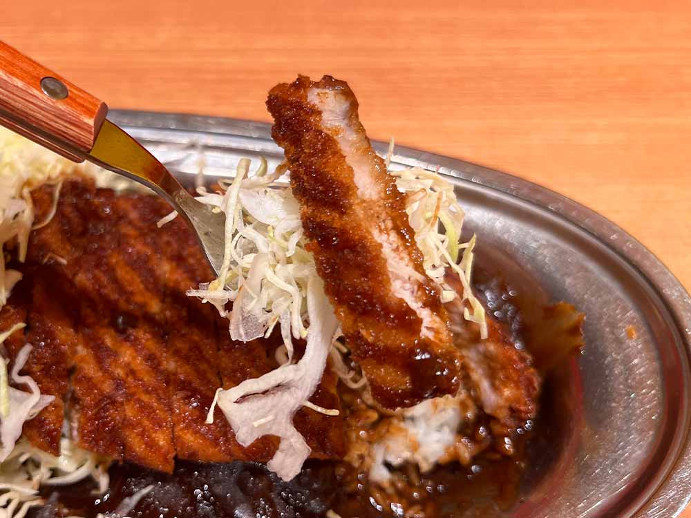 ゴーゴーカレーのカツとカレー