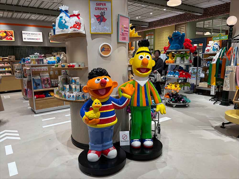 セサミストリートマーケットのキャラクター