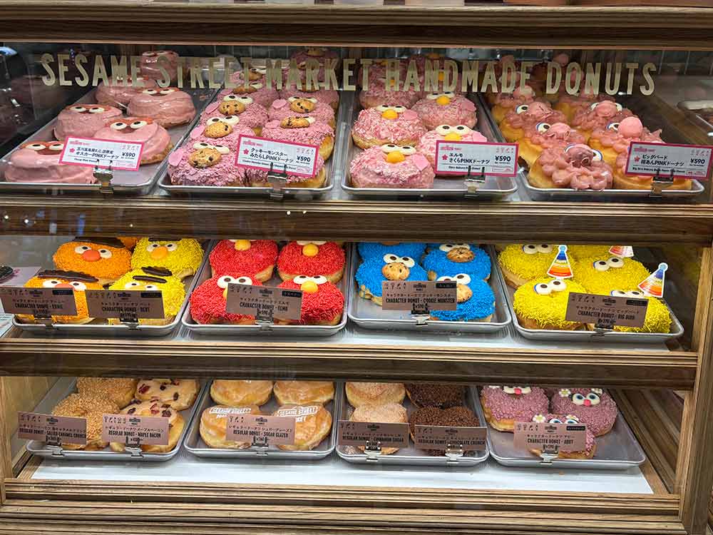 セサミストリートマーケットのラインナップ