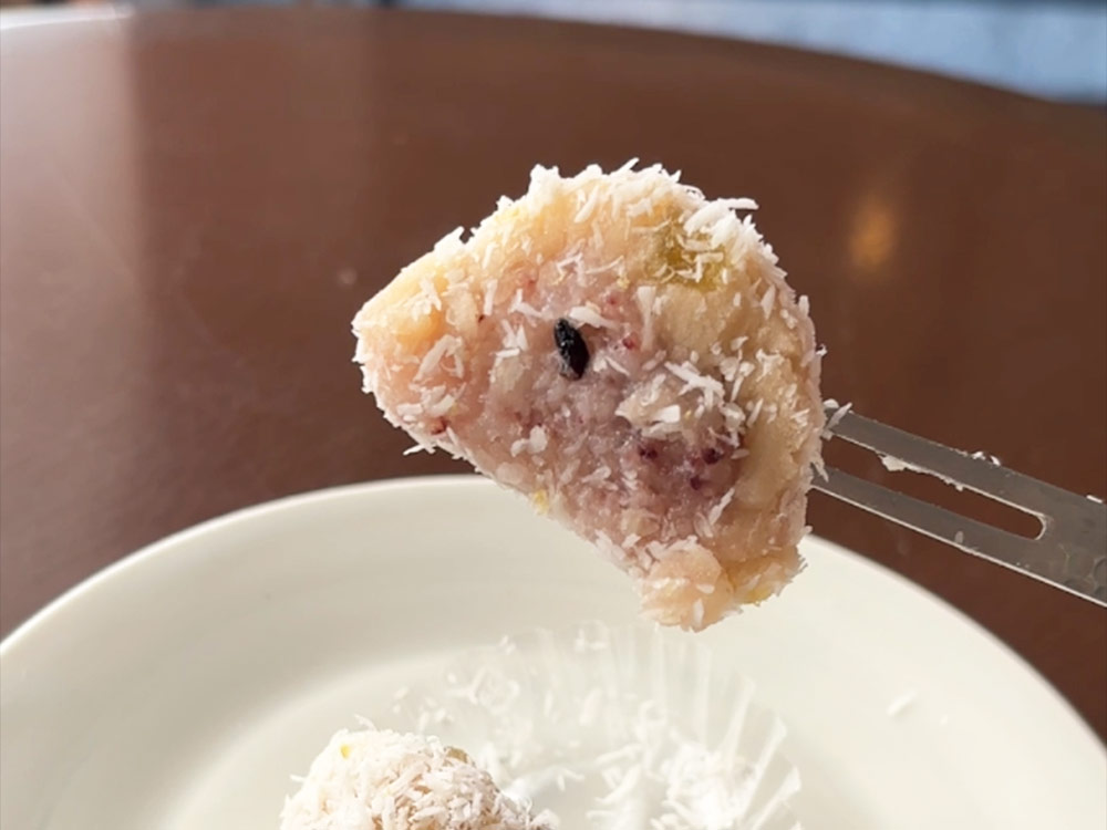 タケノとおはぎ-世田谷本店のココナッツ断面