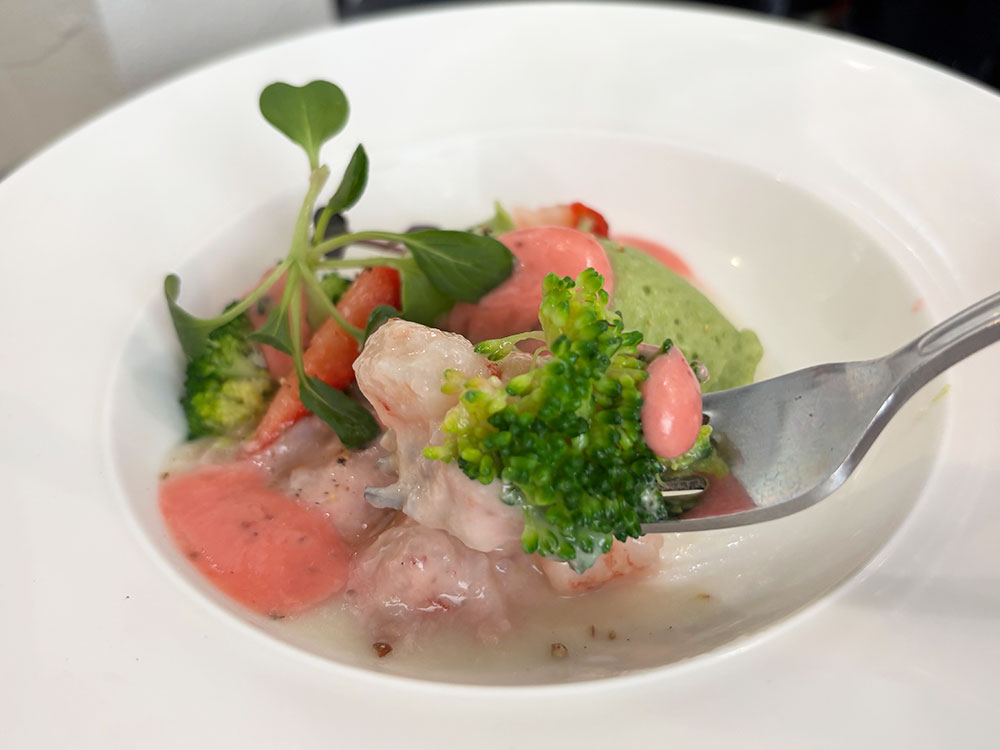 ドゥヴィサージュの前菜接写