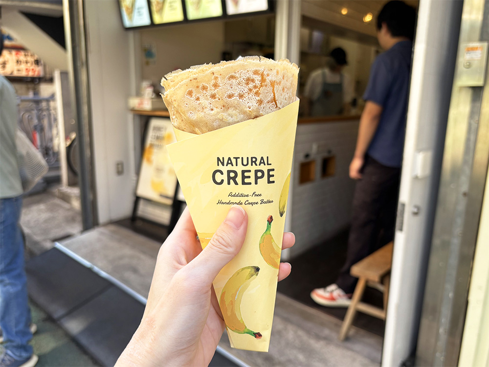 ナチュラルクレープのクレープ