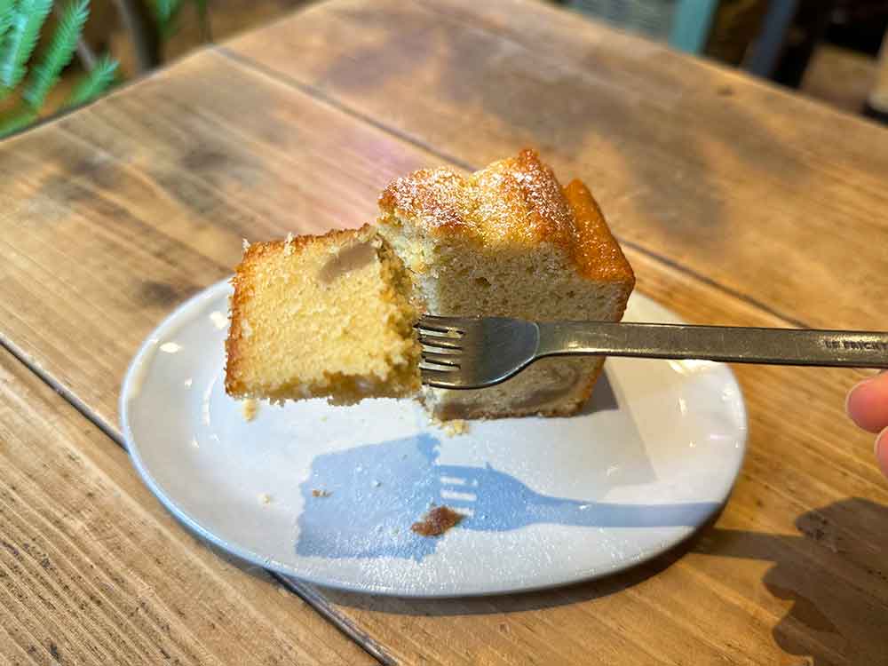 入山十百花店のケーキ接写