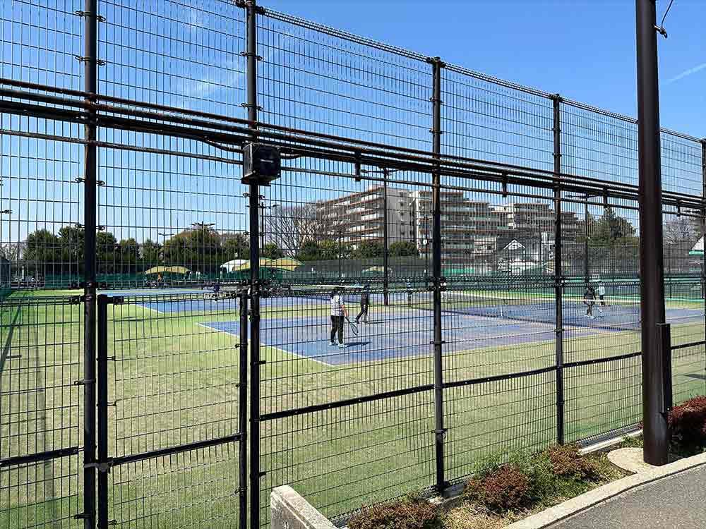 大蔵運動公園のテニスコート