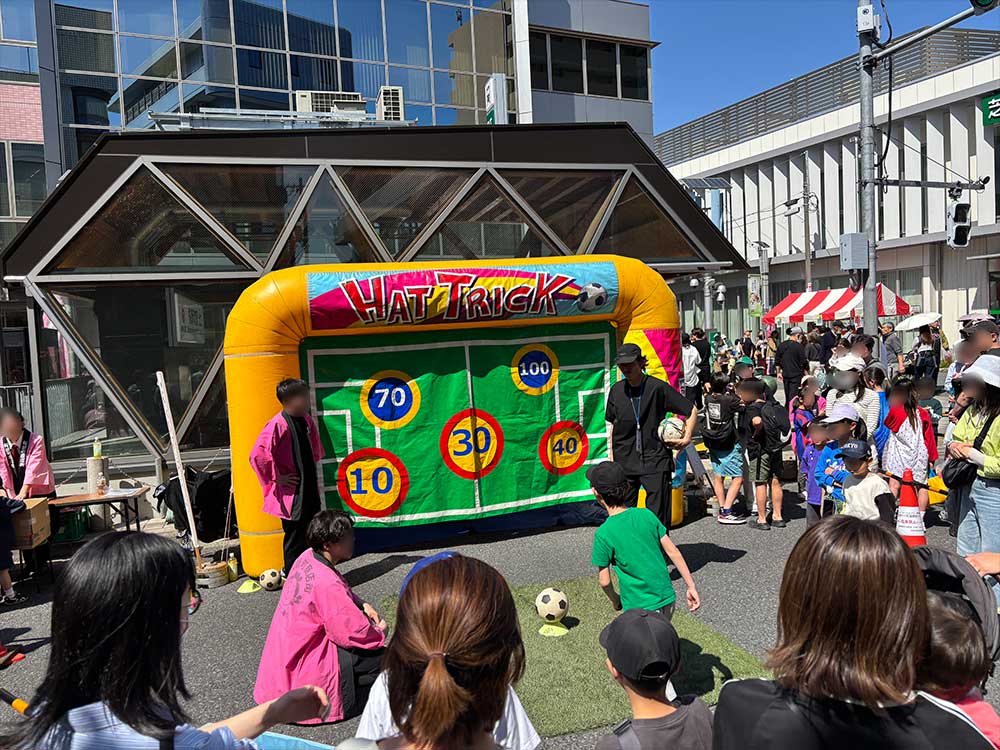 桜新町さくらまつりのサッカー