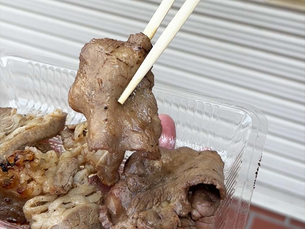 桜祭りの焼肉