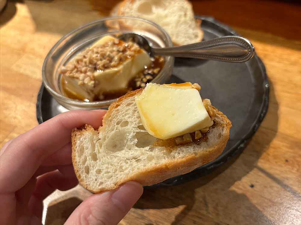 汁べゑのチーズ豆腐接写
