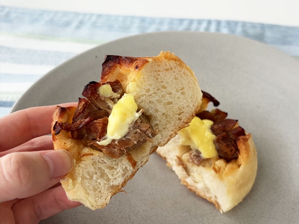 濱田屋本店の角煮の断面