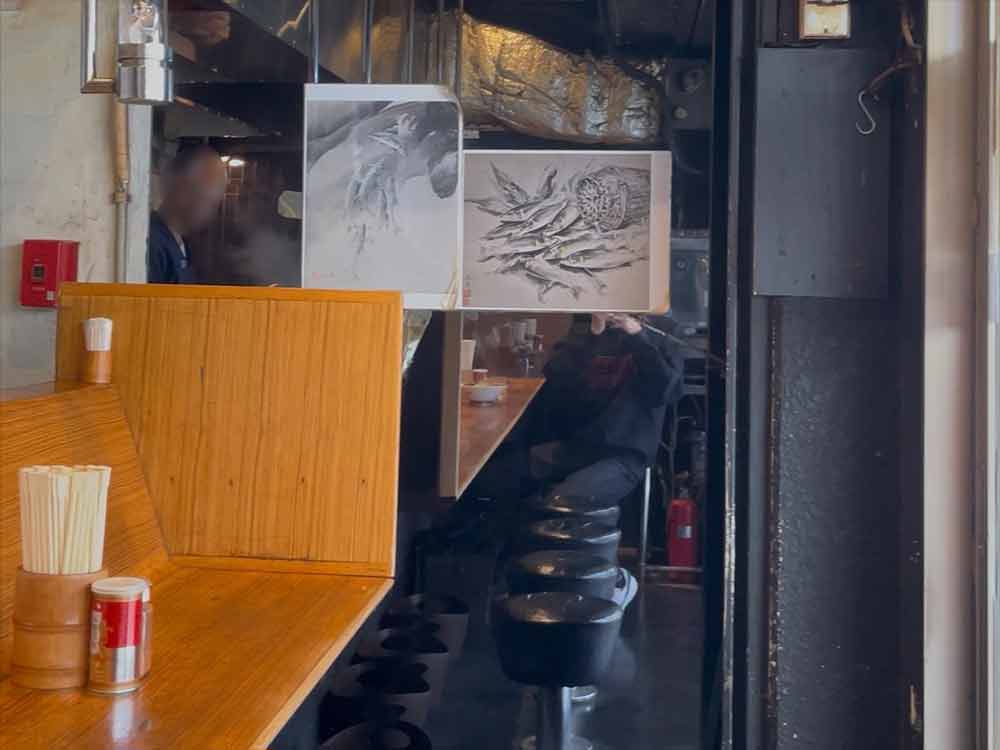 鮎ラーメンの内観